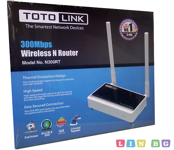 Рутер TOTO LINK N300RT 300 Mbps