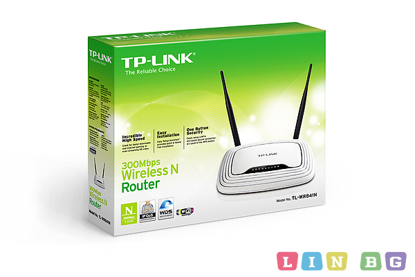 TP-LINK TL WR841N 300Mbps Безжичен рутер