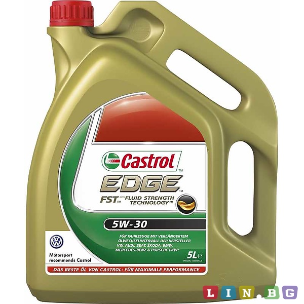 2 броя CASTROL EDGE 5W-30 5L Синтетично моторно масло