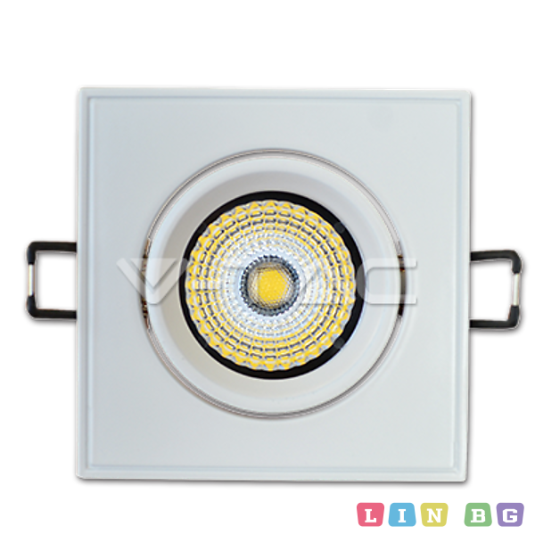 3W LED Луна COB Квадратен Модул Ротационна Бяло Тяло Бяла Светлин