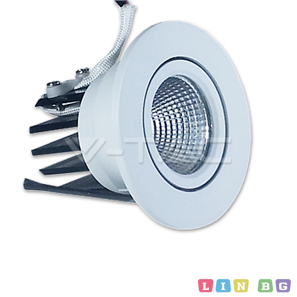 3W LED Луна COB Кръгъл Модул  Бяло Тяло Топло Бяла Светлина