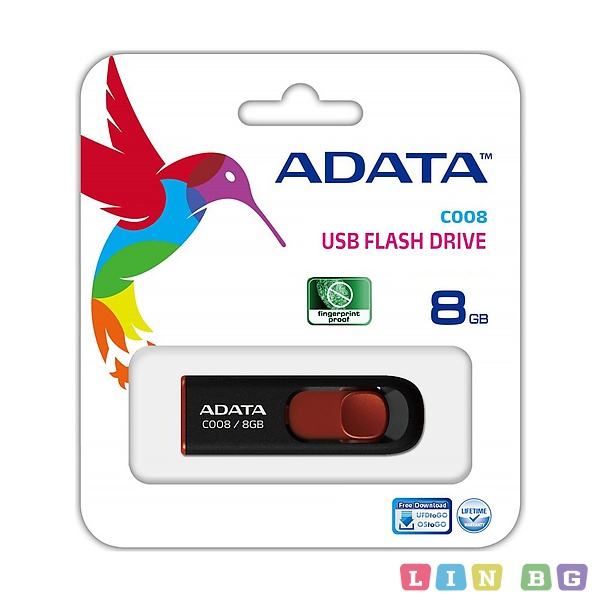 ADATA C008 8GB AC008-8G-RKD Флаш памет flash