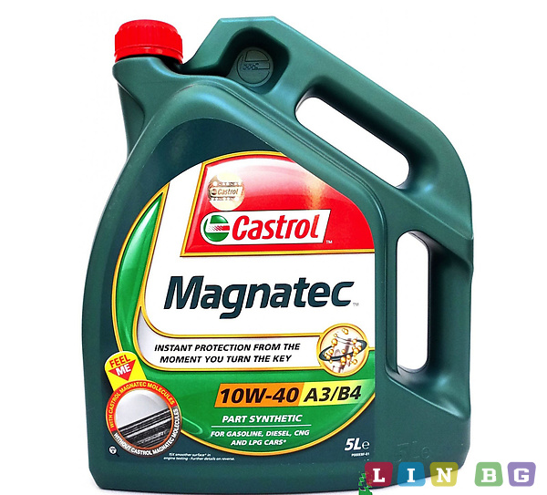 CASTROL MAGNATEC 10W-40 5L Полусинтетично двигателно масло