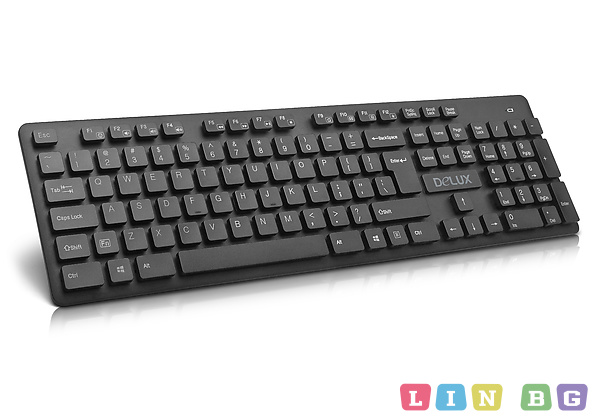Delux KA150G Комплект безжични мишка и клавиатура 