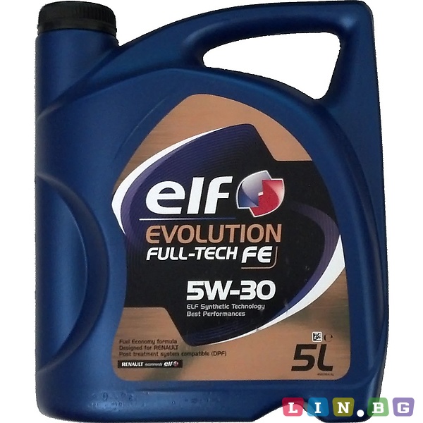 Elf Evolution Full Tech FE 5W30 5л Моторно масло