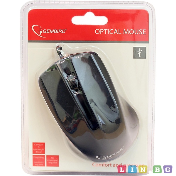 Gembird MUS-101 Optical Mouse Оптична USB мишка