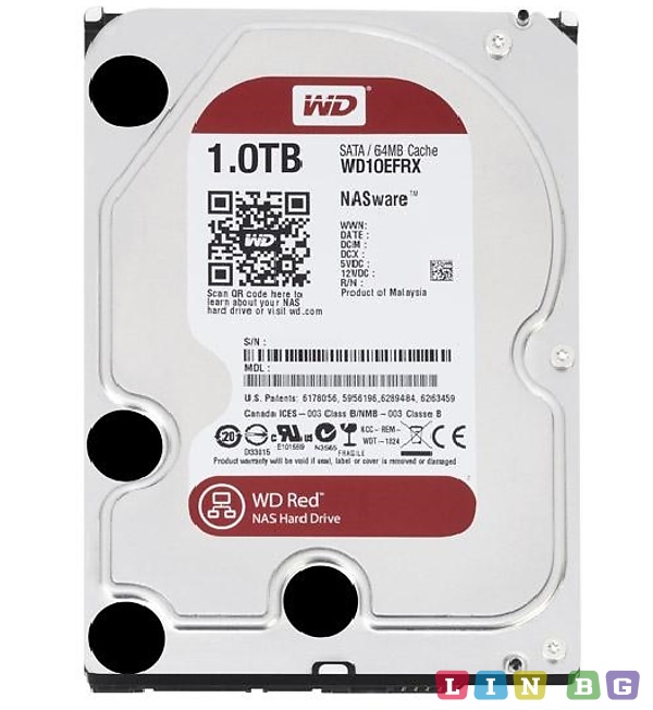 HDD 1TB Western Digital WD10EFRX
