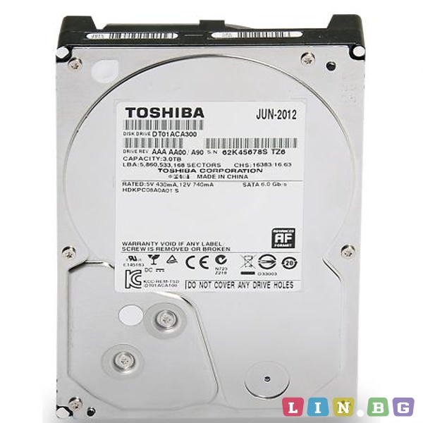 HDD Toshiba 1TB DT01ACA100