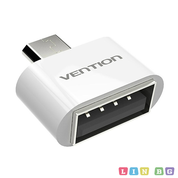 Micro OTG Adapter Vention Микро USB към USB Адаптер