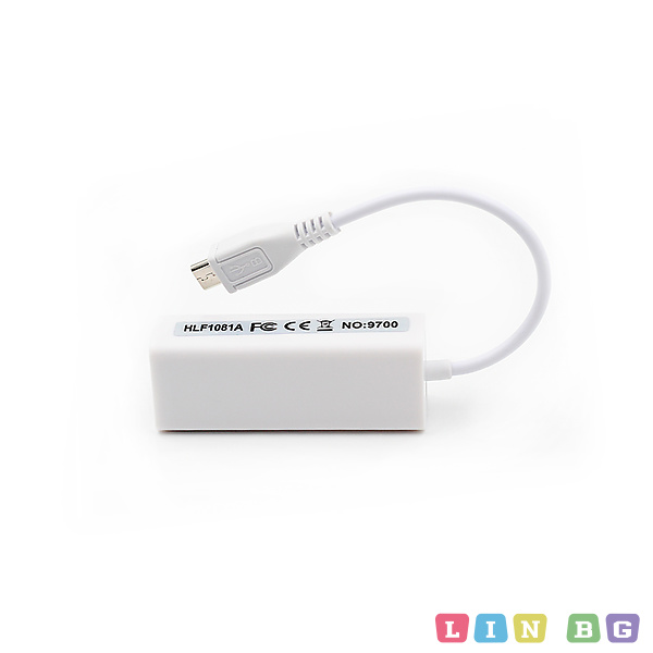 Micro USB 2 0 към RJ45 LAN карта