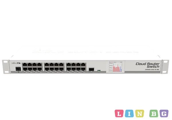 MikroTik Cloud Router Switch 125-24G-1S-RM Суичове
