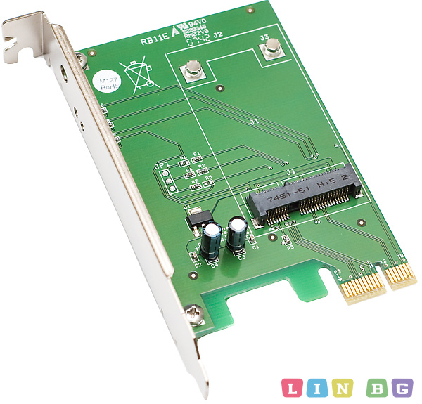 MikroTik RouterBOARD 11E miniPCIe PCIe adapter IAMP1E