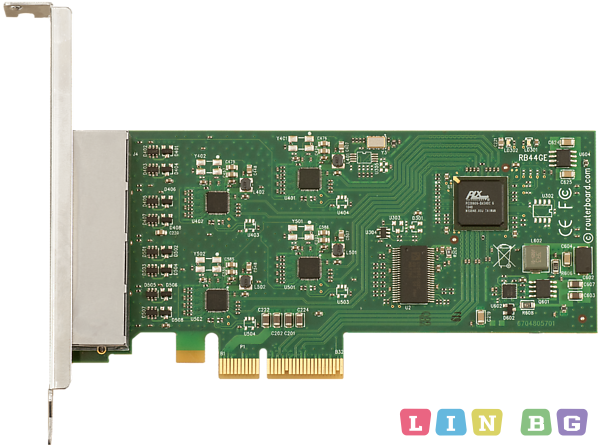 MikroTik RouterBOARD 44Ge PCIe Мрежови карти