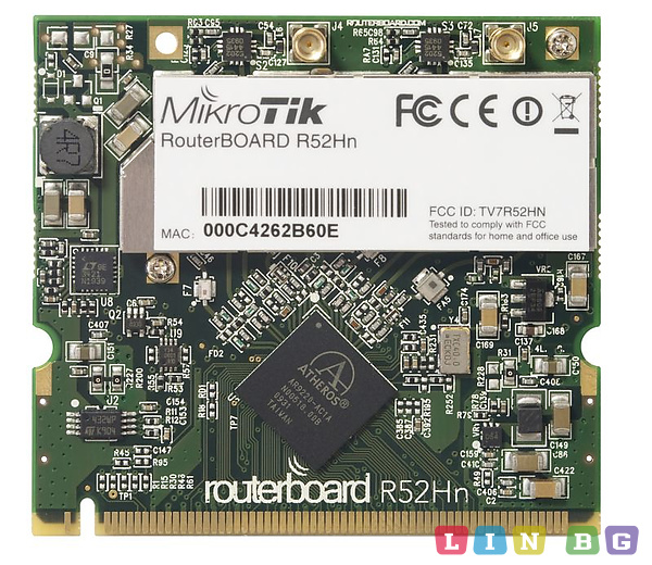 MikroTik RouterBOARD MiniPCI MMCX R52Hn