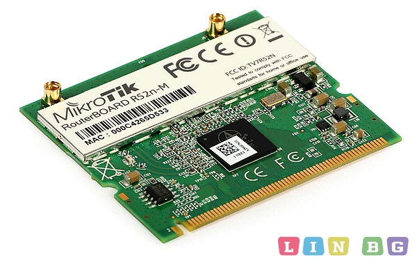 MikroTik RouterBOARD MiniPCI MMCX R52nM Мрежови карти