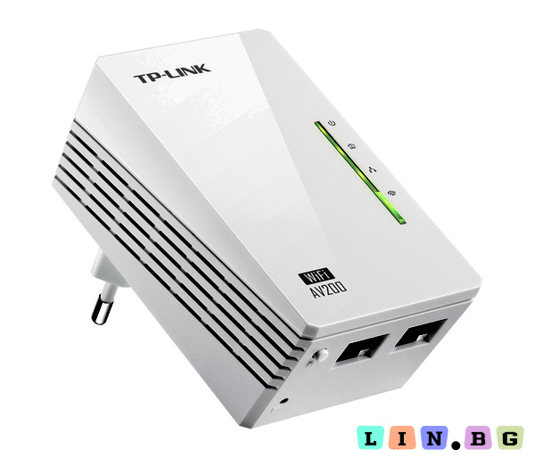 TP LINK TL WPA2220 N300 Wireless Powerline Extender адаптер