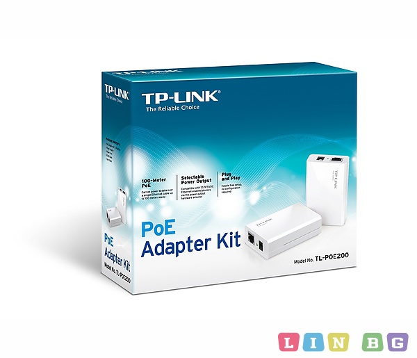 TP LINK TL POE200 KIT PoE инжектор и сплитер