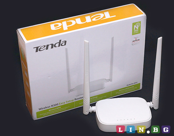 TENDA N301 300 mbps Broadcom чип Безжичен рутер с две антени