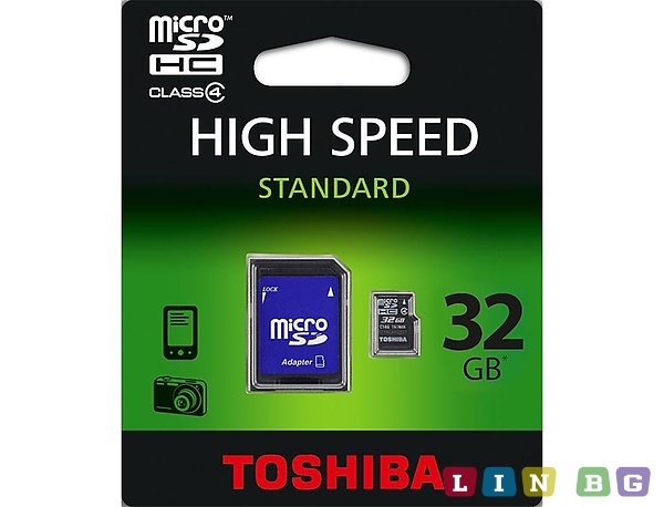 TOSHIBA 32GB MICRO SD with Adapter