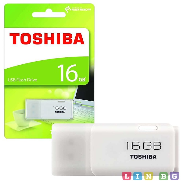TOSHIBA USB 2 0 16GB WHITE флаш памет