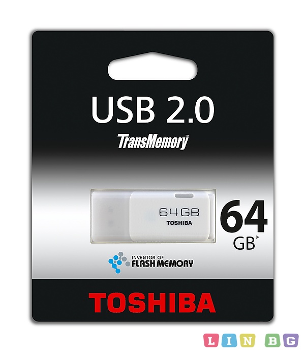 TOSHIBA HAYABUSA USB 2 0 64GB WHITE