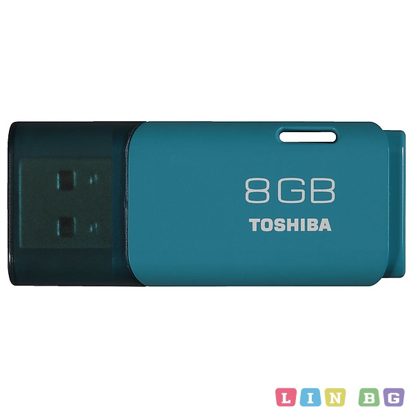 TOSHIBA HAYABUSA USB 2 0 8GB LIGHT BLUE
