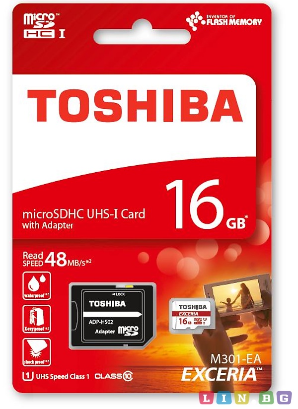 TOSHIBA MICRO SD 16GB UHS I