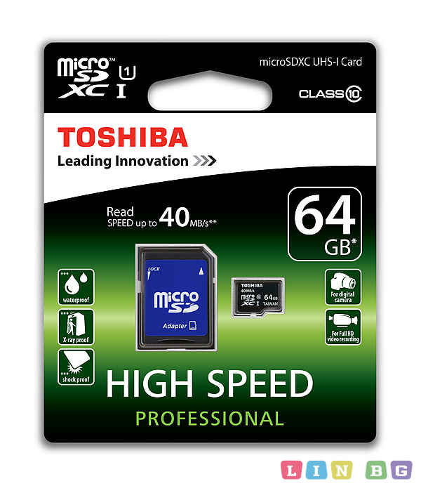 TOSHIBA MICRO SD 64GB UHS I