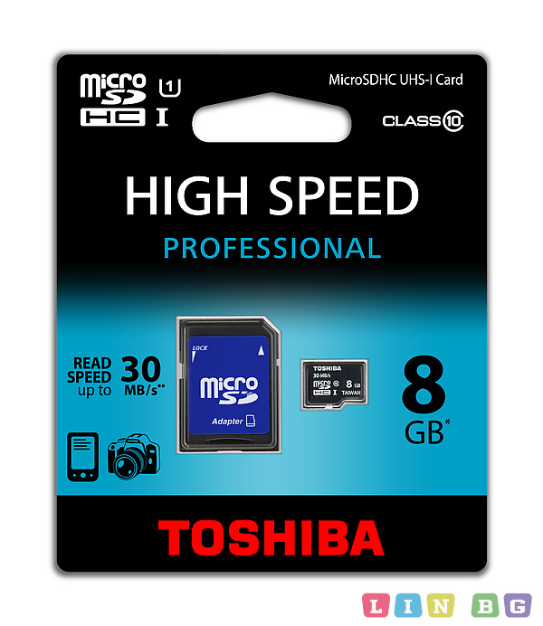 TOSHIBA MICRO SD 8GB UHS I