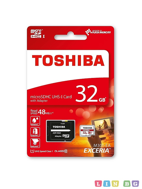 TOSHIBA MICRO SD EXCERIA 32GB TYPE HD