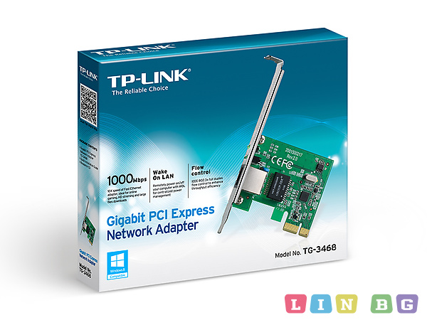 TP-Link TG-3468 Gigabit PCI Express Network Adapter Мрежова карта