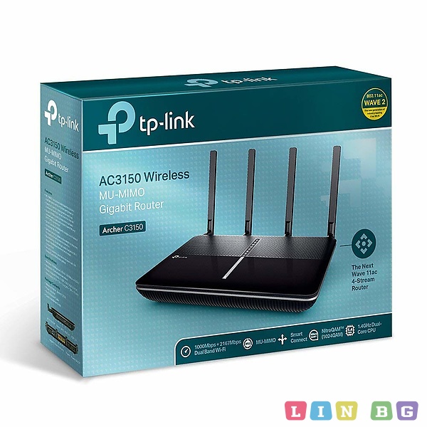 TP LINK Archer C3150 AC3150 Wireless MU-MIMO Gigabit Router