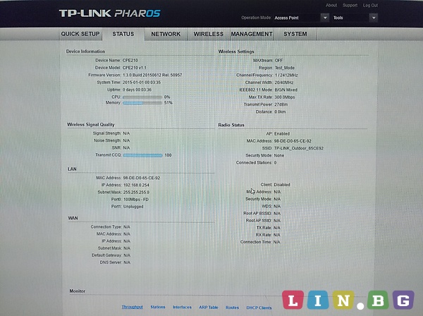 TP LINK CPE210 Tочка за достъп 