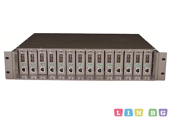 TP LINK MC1400 шаси за медия конвертори