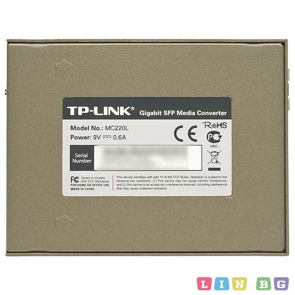 TP LINK MC220L медия конвертор