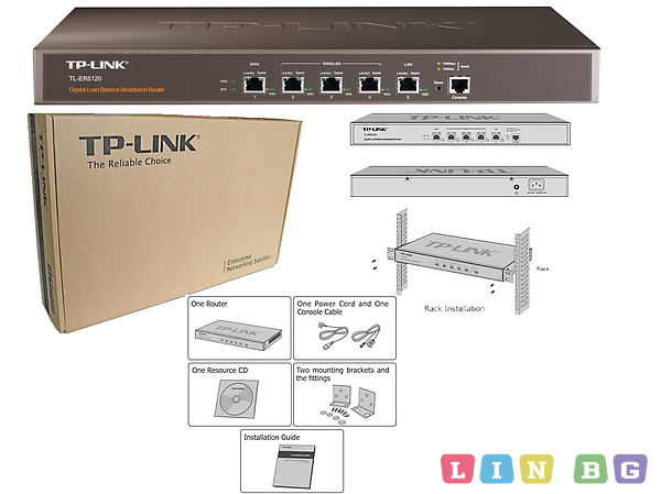 TP LINK TL ER5120 5-портов Управляем суич
