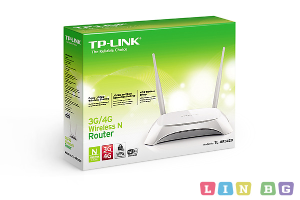 TP LINK TL MR3420 3G 4G Безжичен рутер