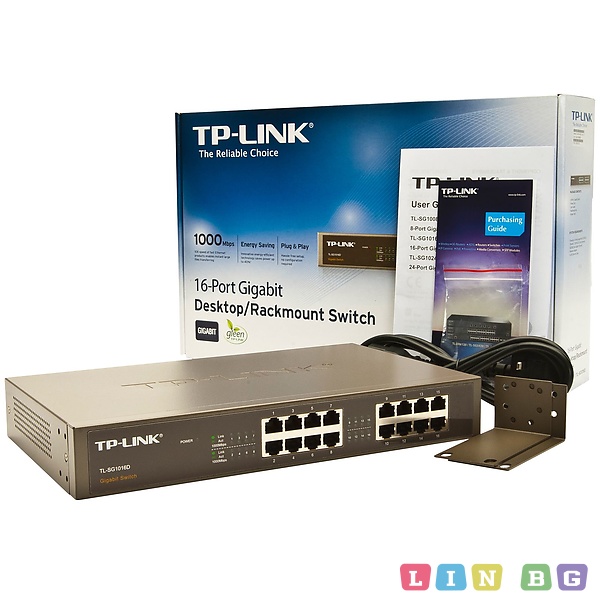 TP LINK TL SG1016D 16 порта суич