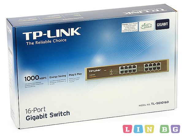 TP LINK TL SG1016D 16 порта суич