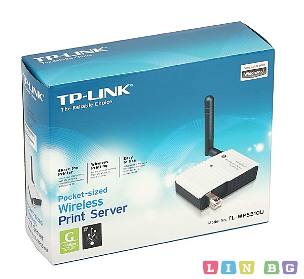 TP LINK TL WPS510U безжичен адаптер за принтер print server