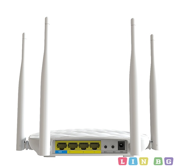 Tenda FH456 Безжичен рутер с мощен обхват,300 Mbps,4x 5dBi външни антени
