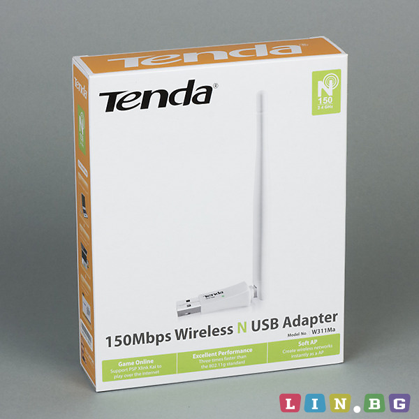 Tenda W311MA 150mbps Безжичен USB адаптер
