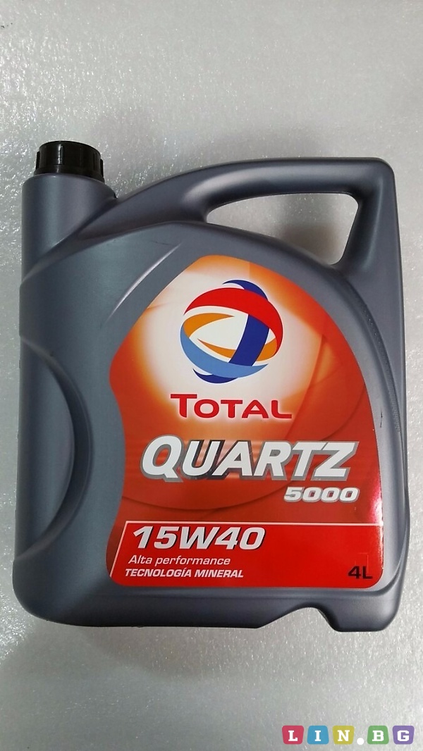 Total Quartz 5000 15W40  4л Моторно масло