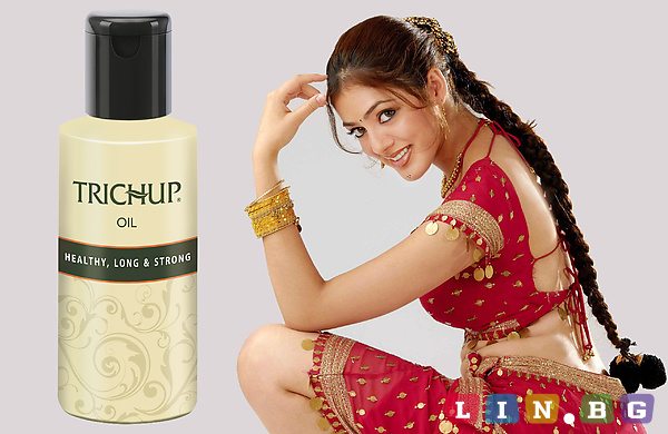 Trichup oil Индийско масло против косопад за дълга и гъста коса 