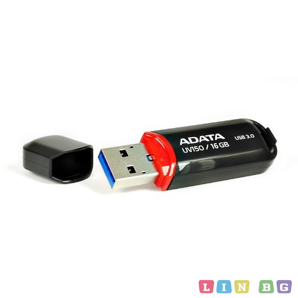 USB флаш памет ADATA 16GB AUV150-16G-RBK