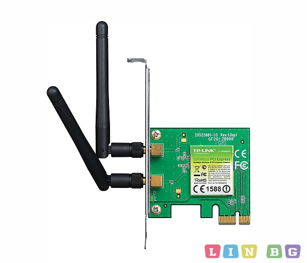 TP LINK TL WN881ND PCI Express Adapter Безжична мрежова карта