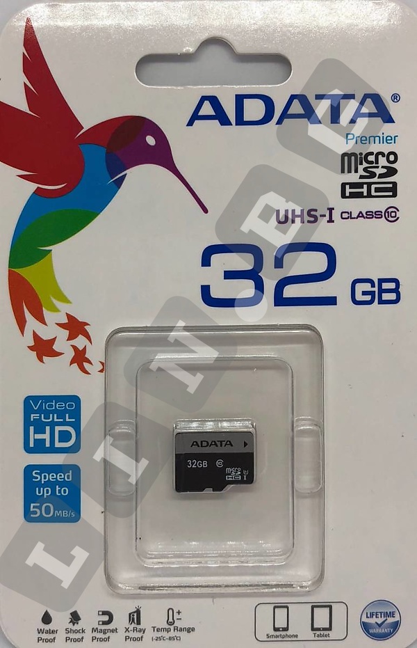 Карта памет ADATA Premier MicroSD, UHS-I, Class 10, 32GB
