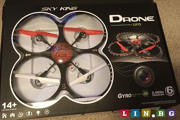Квадрокоптер SKY KING GYRO METAL BODY DRONE UFO 