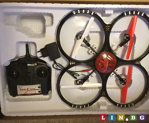 Квадрокоптер SKY KING GYRO METAL BODY DRONE UFO 