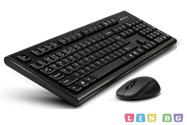Комплект безжични мишка и клавиатура A4Tech